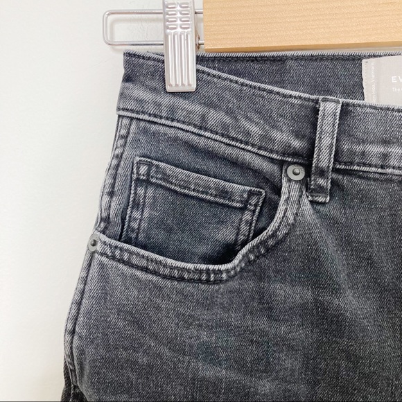 Everlane Cheeky Bootcut Jean Crop Charcoal Black Size 26 - Picture 11 of 13